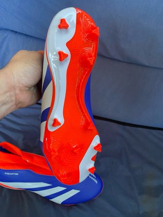 Zapatillas Fútbol Adidas Predator Azul Naranja