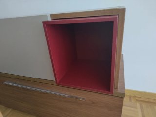 Mueble TV moderno + módulo colgante