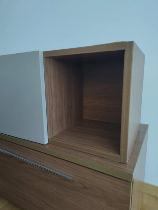 Mueble TV moderno + módulo colgante