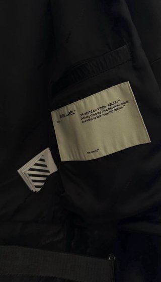 Chaqueta Off-White Negra