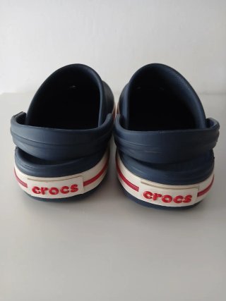 Crocs per Bambini Taglia 35 Blu/Rosso (J3)