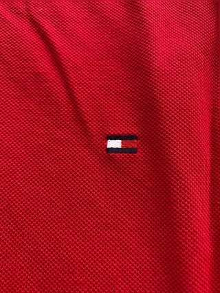 Tommy Hilfiger 1985 polo shirt red slim fit...