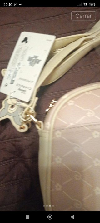 Bolso Disney Bambi Beige Multicolor