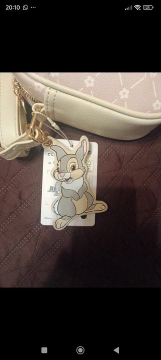 Bolso Disney Bambi Beige Multicolor