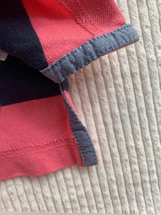 Tommy Hilfiger striped polo shirt men size L...