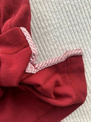 Tommy Hilfiger red polo shirt men size L...
