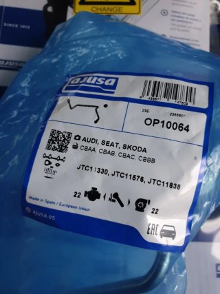 Tubería Aceite Turbo Ajusa OP10064