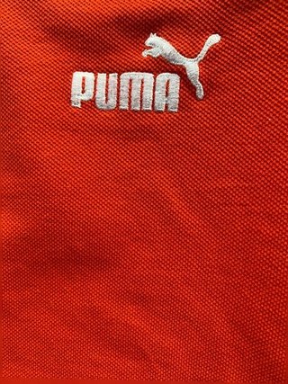Puma Ferrari F1 red long sleeve polo shirt men...