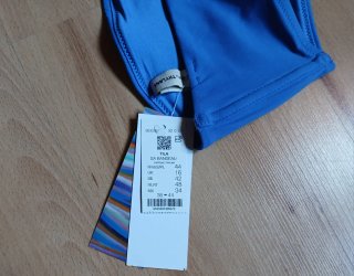 Nuevo ETAM Bikini Tila azul Talla 38