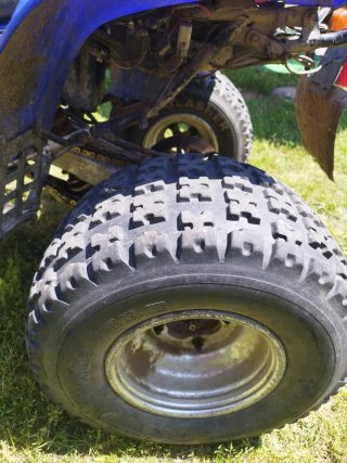 Yamaha Warrior 350 Quad Azul