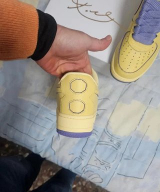Nike Air Force 1 Kobe Amarillo Púrpura
