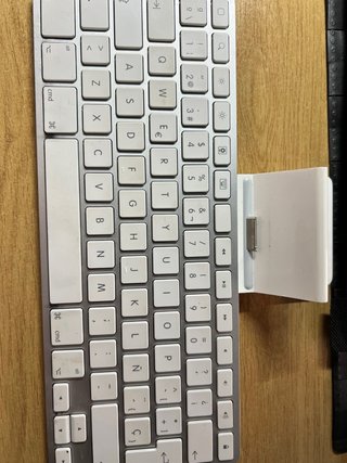 Teclado Apple iPad Plata/Blanco