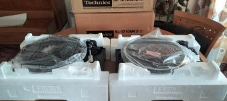Pareja Technics SL-1210 MK2 Negros