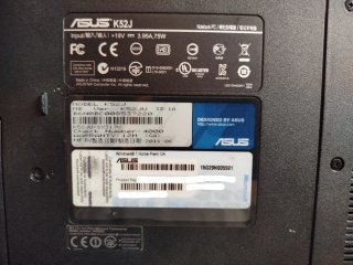 Portátil ASUS K52J Negro
