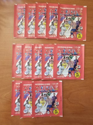 Sobres cromos fútbol LALIGA 2023-24 sin abrir
