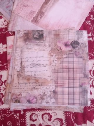12 carte stile vintage journaling scrapbooking