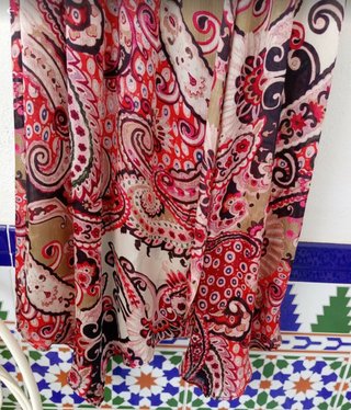 Vestido Zara Estampado Paisley talla L