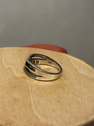 Anillo Plata Rainbow Zafiros Colores