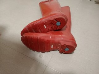 Botas de agua Hunter rojas