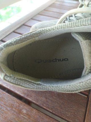 Zapatillas trekking beige/marrón mujer