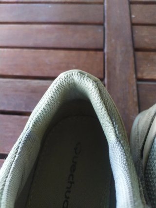 Zapatillas trekking beige/marrón mujer