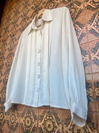 Camisa Sfera Blanca Vintage Talla S