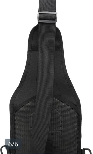 Mochila Cruzada Táctica Militar Negra