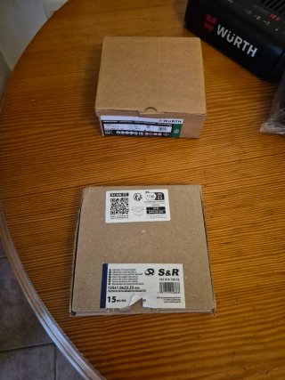 Radial a batería Würth AWS 125 P Sin usar. Nueva