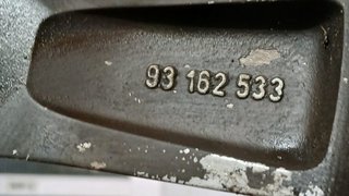 JUEGO LLANTAS OPEL TIGRA TWIN TOP Z13DT 93162533