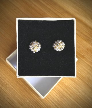 Orecchini microperle eleganti vintage
