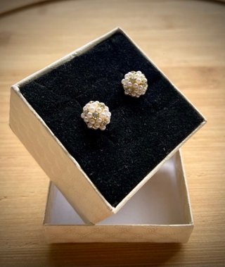 Orecchini microperle eleganti vintage