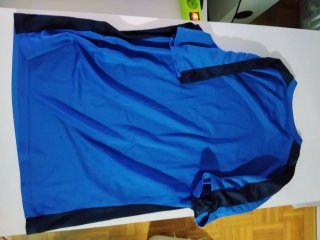 Camiseta Nike Azul y Negra