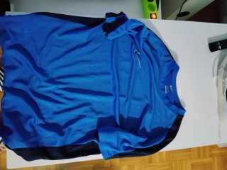 Camiseta Nike Azul y Negra
