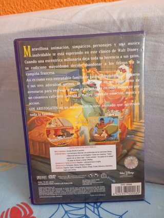 DVD Los Aristogatos Clásicos Disney Español
