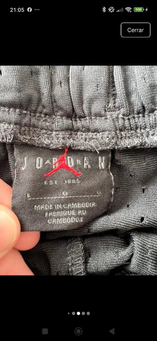 Pantalones cortos Jordan negros