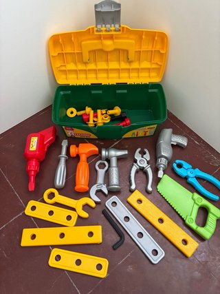 Maletín de herramientas de plástico para niños