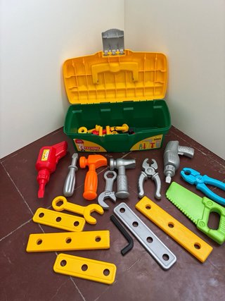 Maletín de herramientas de plástico para niños