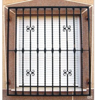 Puerta de Hierro Forjado con Diseño