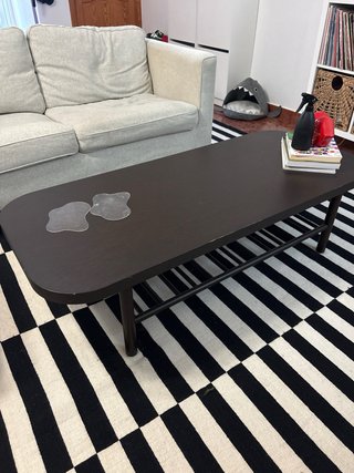 Mesa de centro Ikea madera marrón oscuro