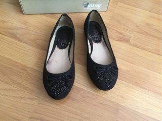 Bailarinas Mustang negras talla 37