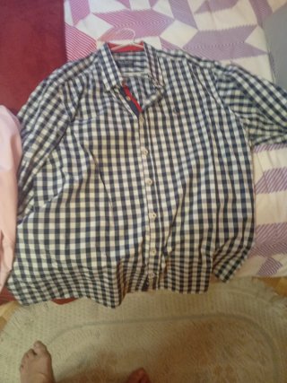 Lote 4 Camisas Rayas Azul y Blanco