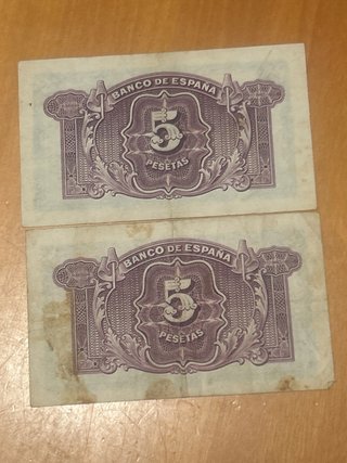 Billete 5 Pesetas Banco de España 1935