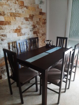 Mesa comedor + 6 sillas