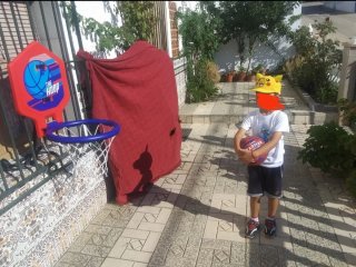 Canasta de baloncesto plegable