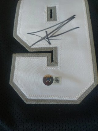 Camiseta Tony Parker #9 Firmada