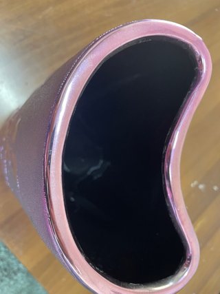 Vaso decorativo floreale viola