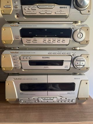 Minicadena Technics Plata y Oro