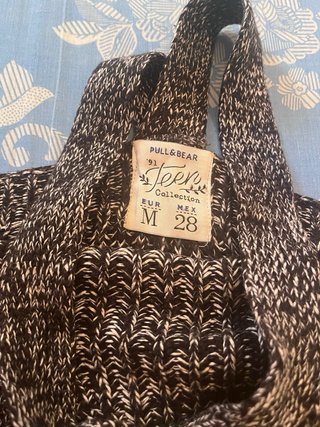 Top Pull&Bear negro y blanco