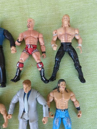 Lote 8 Figuras Lucha Libre WWE