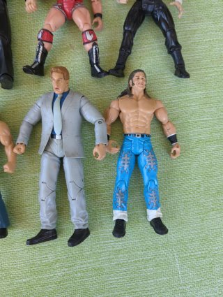 Lote 8 Figuras Lucha Libre WWE